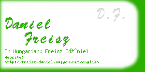 daniel freisz business card